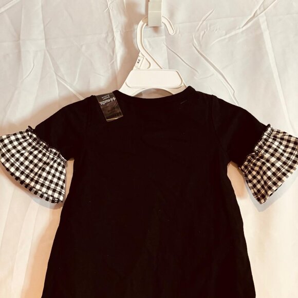 First Impressions Baby Girl “Beyond Cute” Top Black 6-9 Months - Picture 4 of 5
